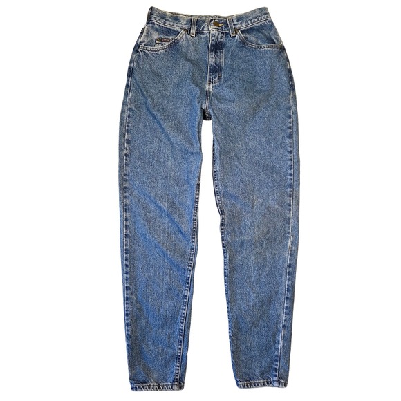 Vtg Riders by Lee Jeans  Mom Jeans 26 High Waisted Tapered Retro Gilmore Girls - Picture 1 of 6